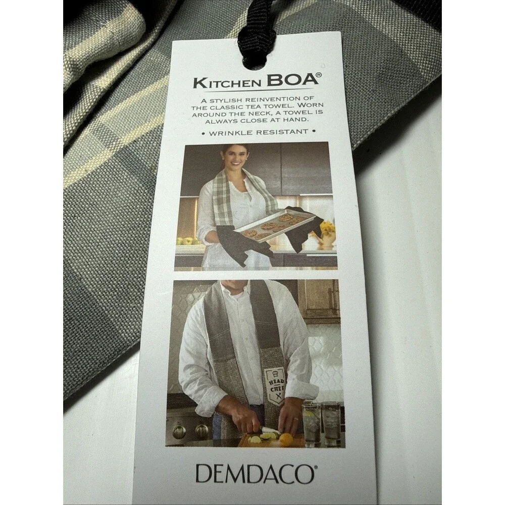 Demdaco Talk Foodie To Me Kitchen Boa NWT